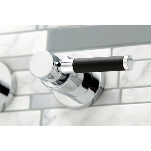 KS8041DKL Wall Mount Tub Faucet, Polished Chrome